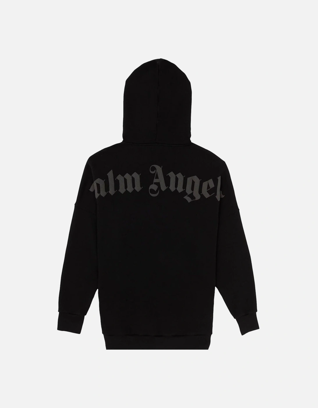 Classic Logo Black Oversized Hoodie