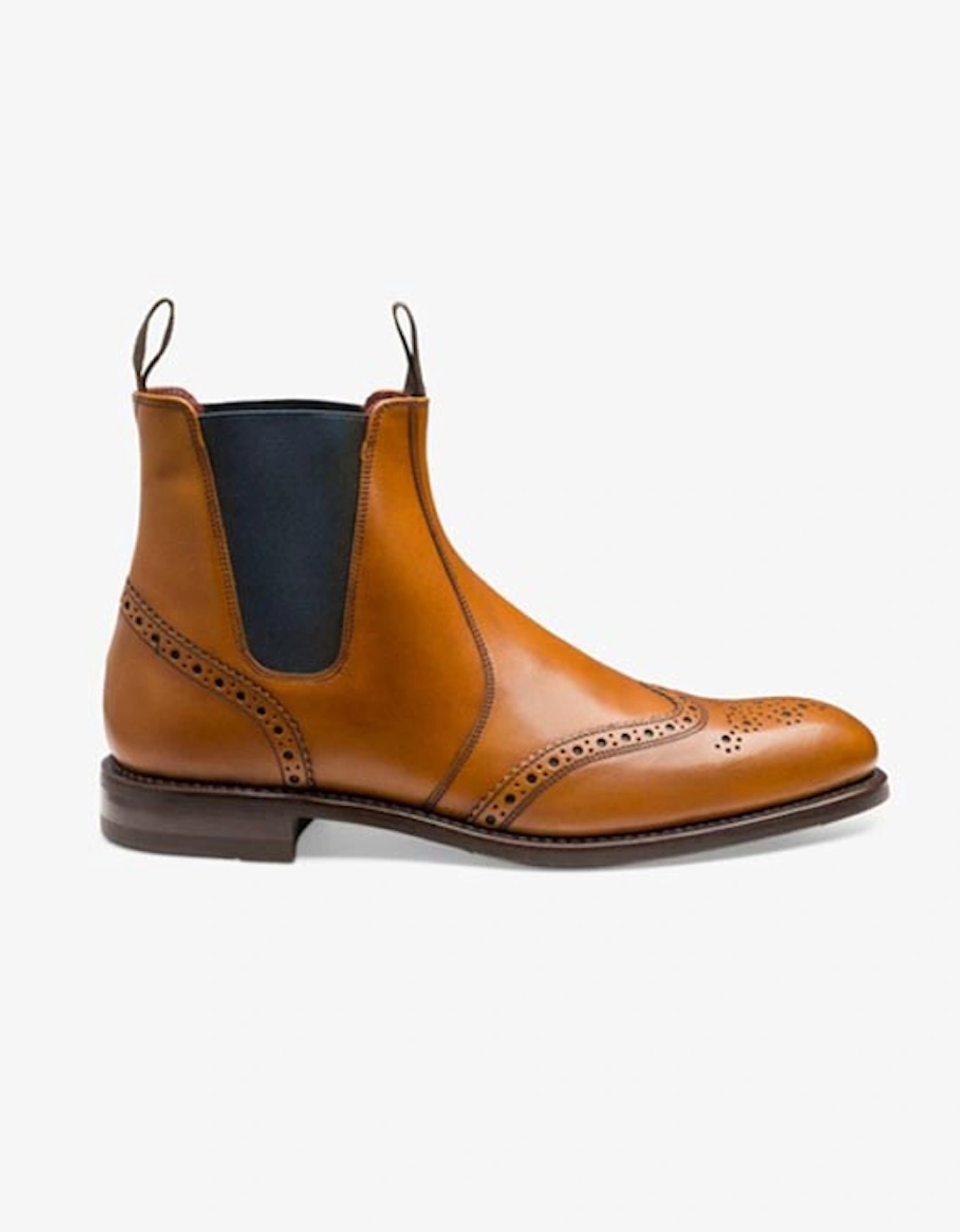 Men's Hoskins Brogue Chelsea Boot Tan