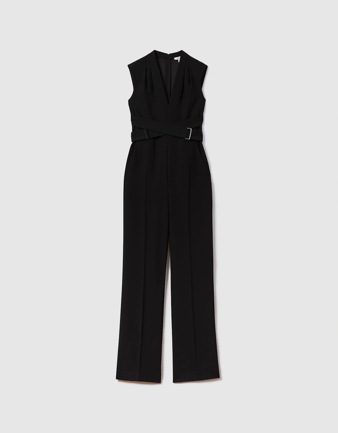 Fitted Belt Strap Jumpsuit, 2 of 1