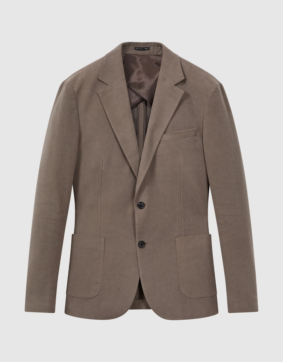 Slim Fit Single Breasted Moleskin Blazer, 2 of 1