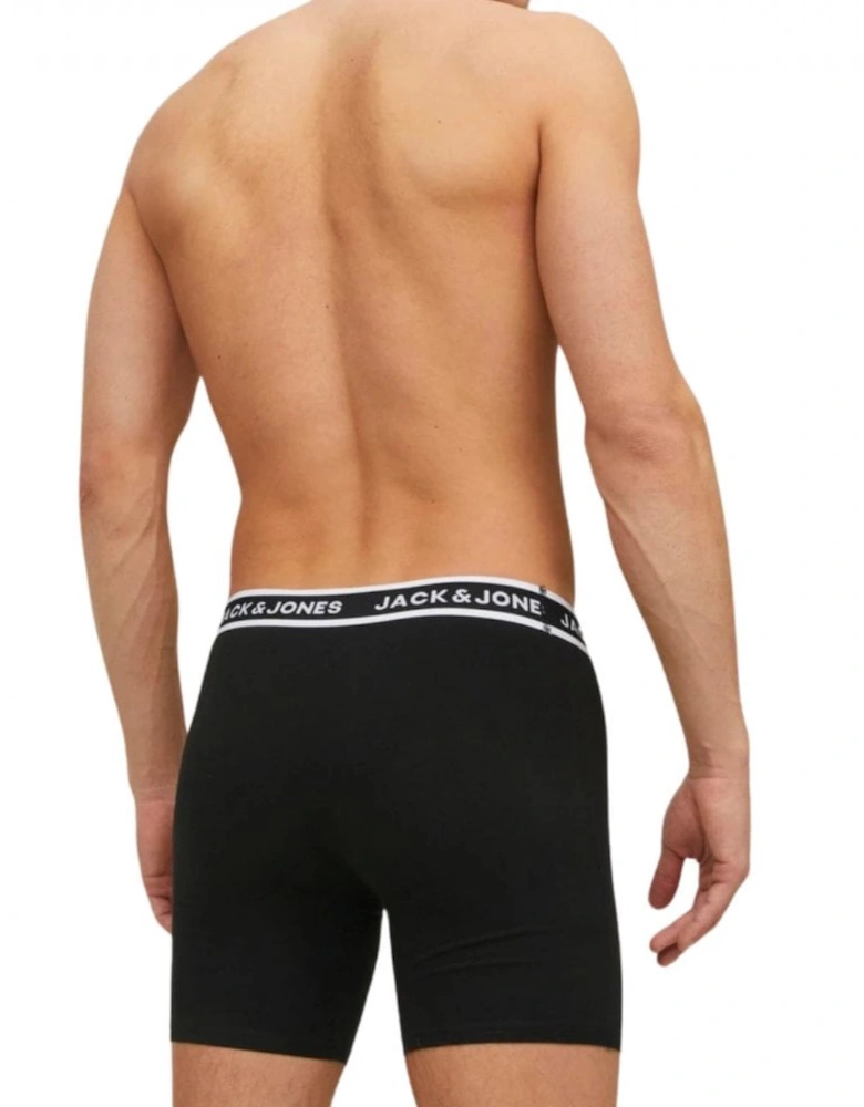 Solid Boxer Briefs 3 Pack - Black/ White