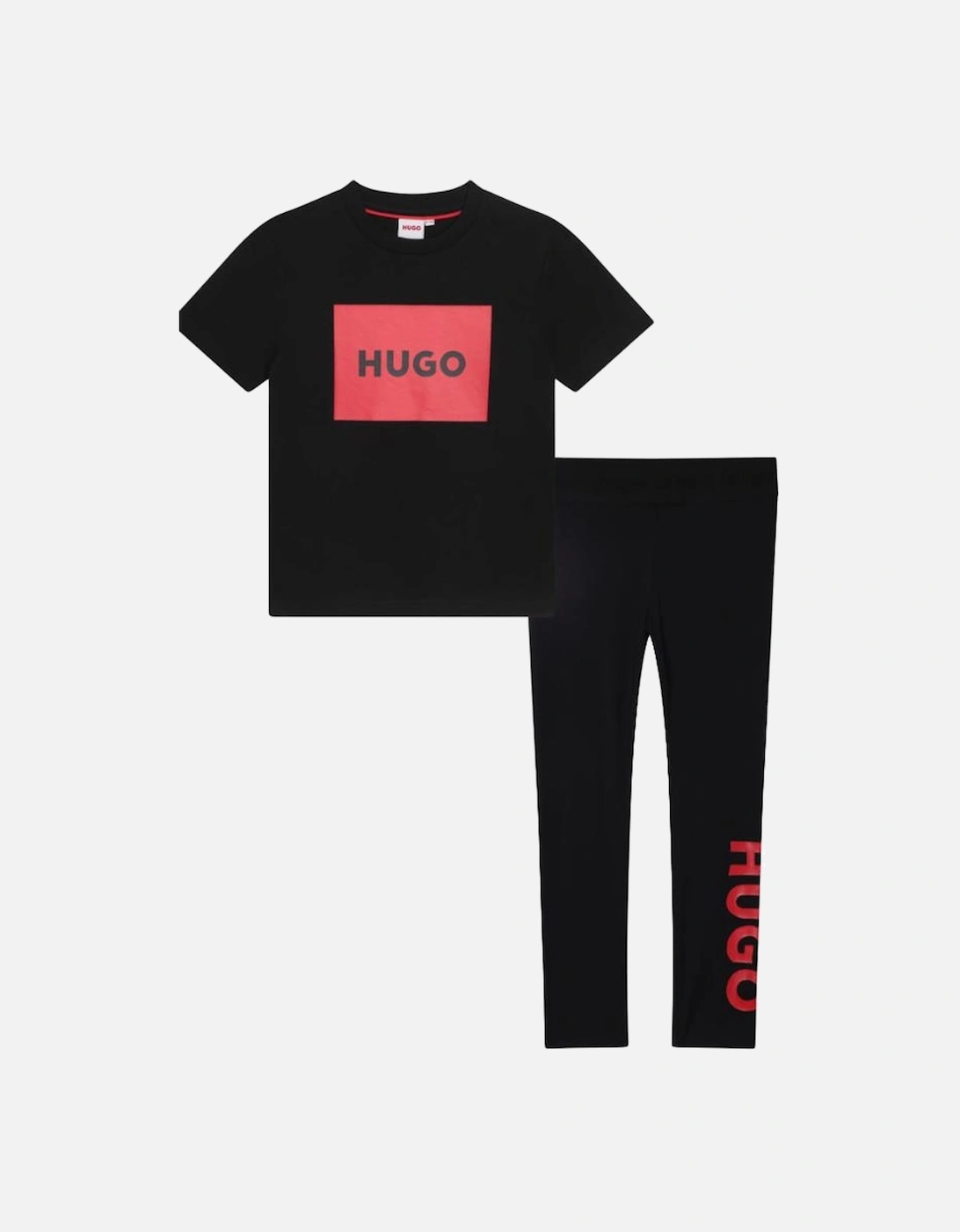 Girls T-shirt & Legging Set, 2 of 1