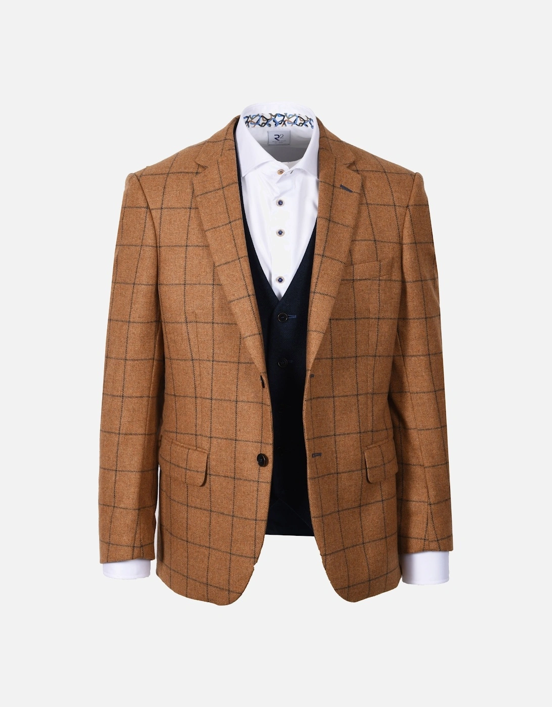 Jacket And Waistcoat Camel Check, 5 of 4