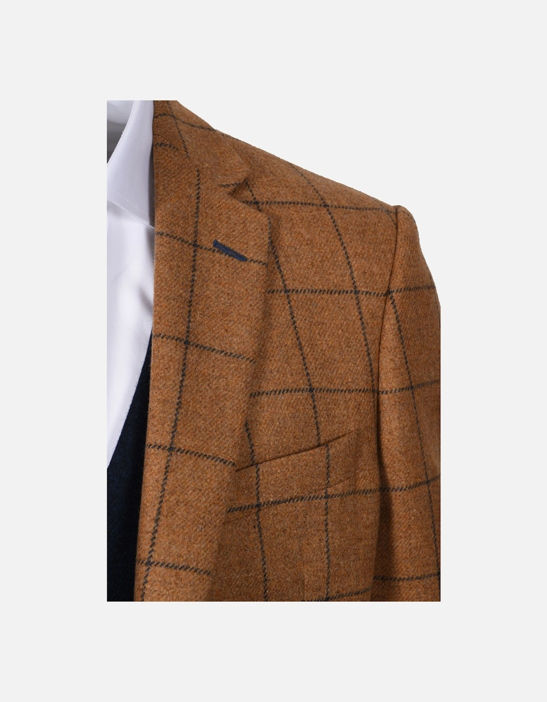 Jacket And Waistcoat Camel Check