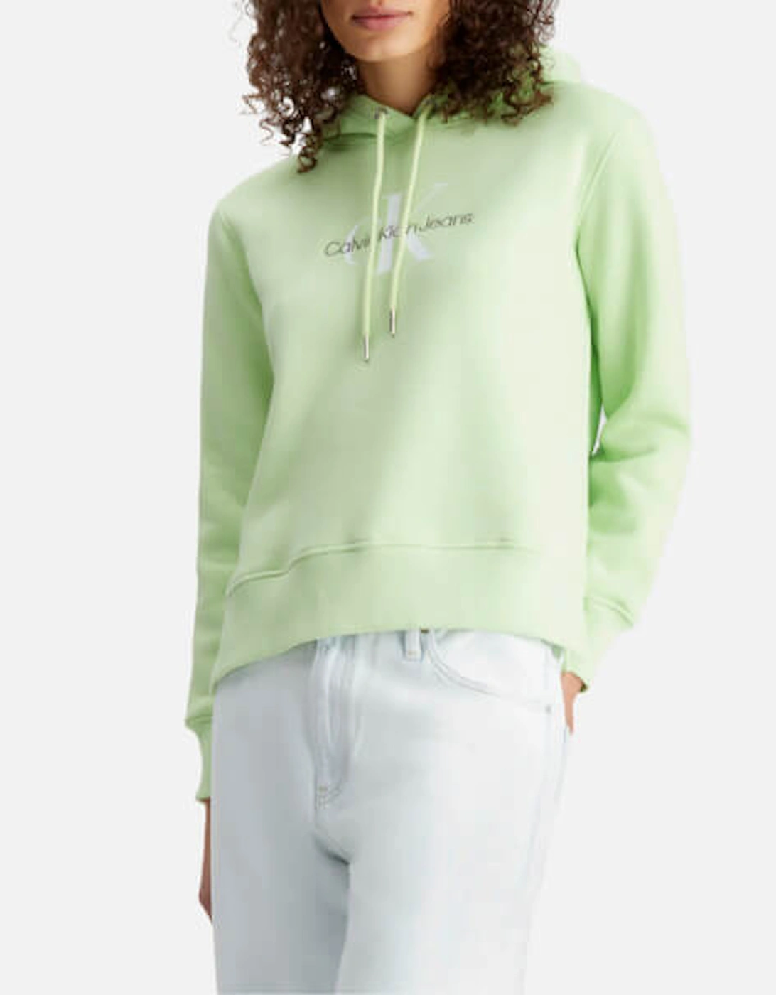 Jeans Monologo Mint Green Cotton-Blend Hoodie, 2 of 1