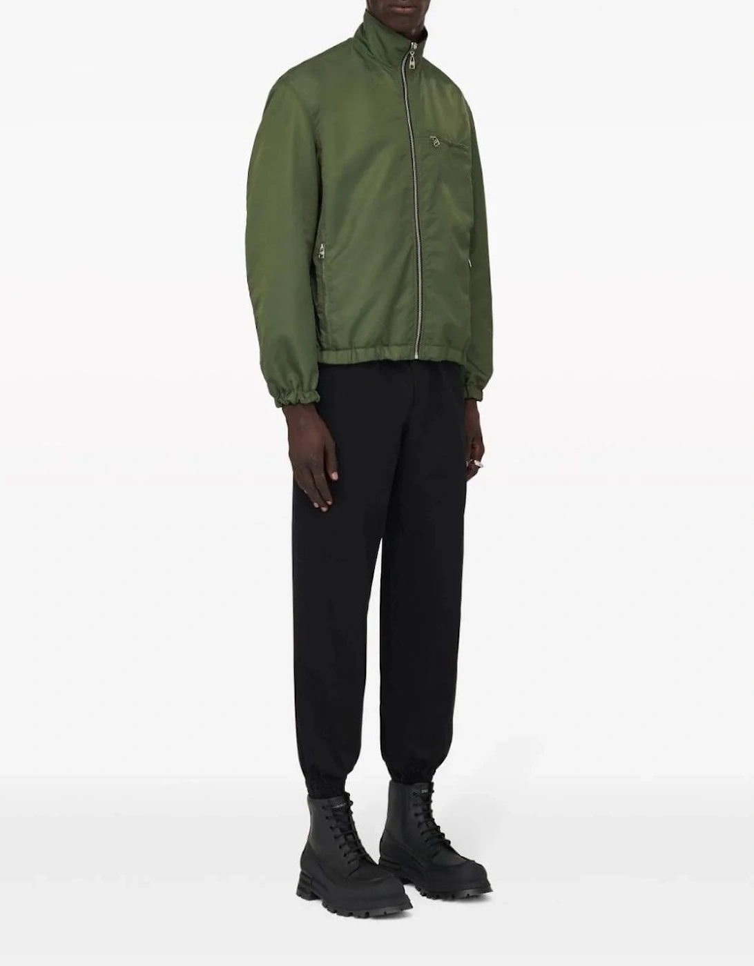 Hybrid Zip Jacket Khaki