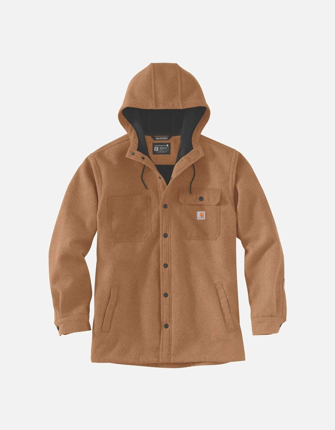 Carhartt Mens Wind & Rain Relaxed Fit Bonded Shirt Jacket, 2 of 1
