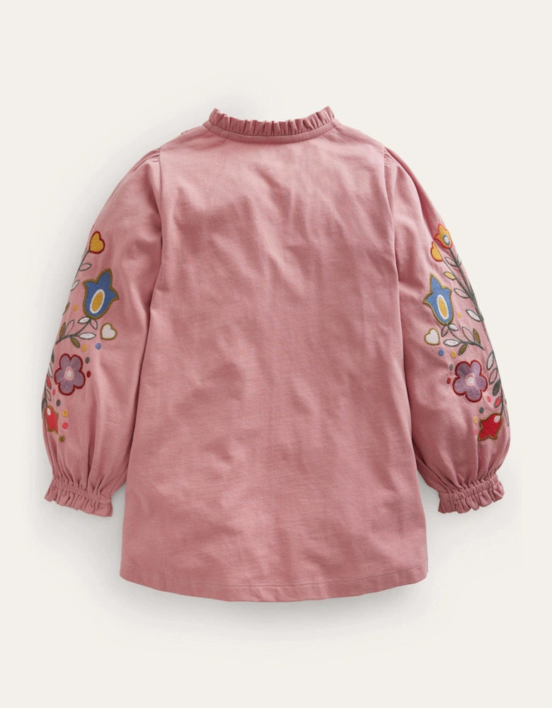 Embroidered Sleeve Tunic