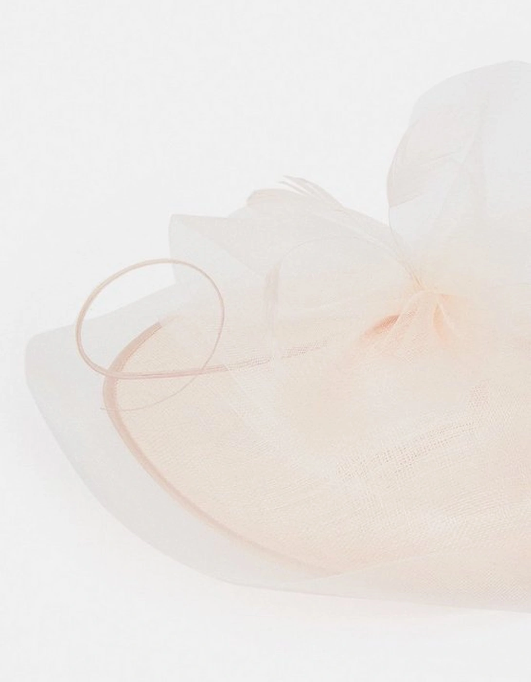 Veiled Feather Detail Fascinator