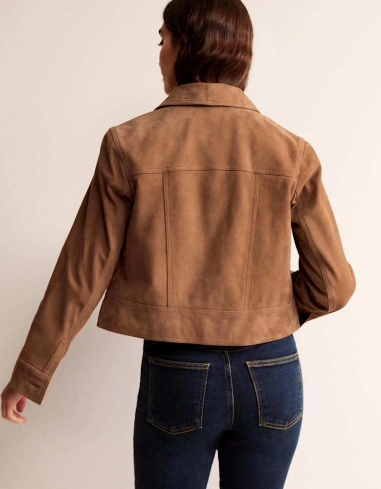 Collared Suede Jacket