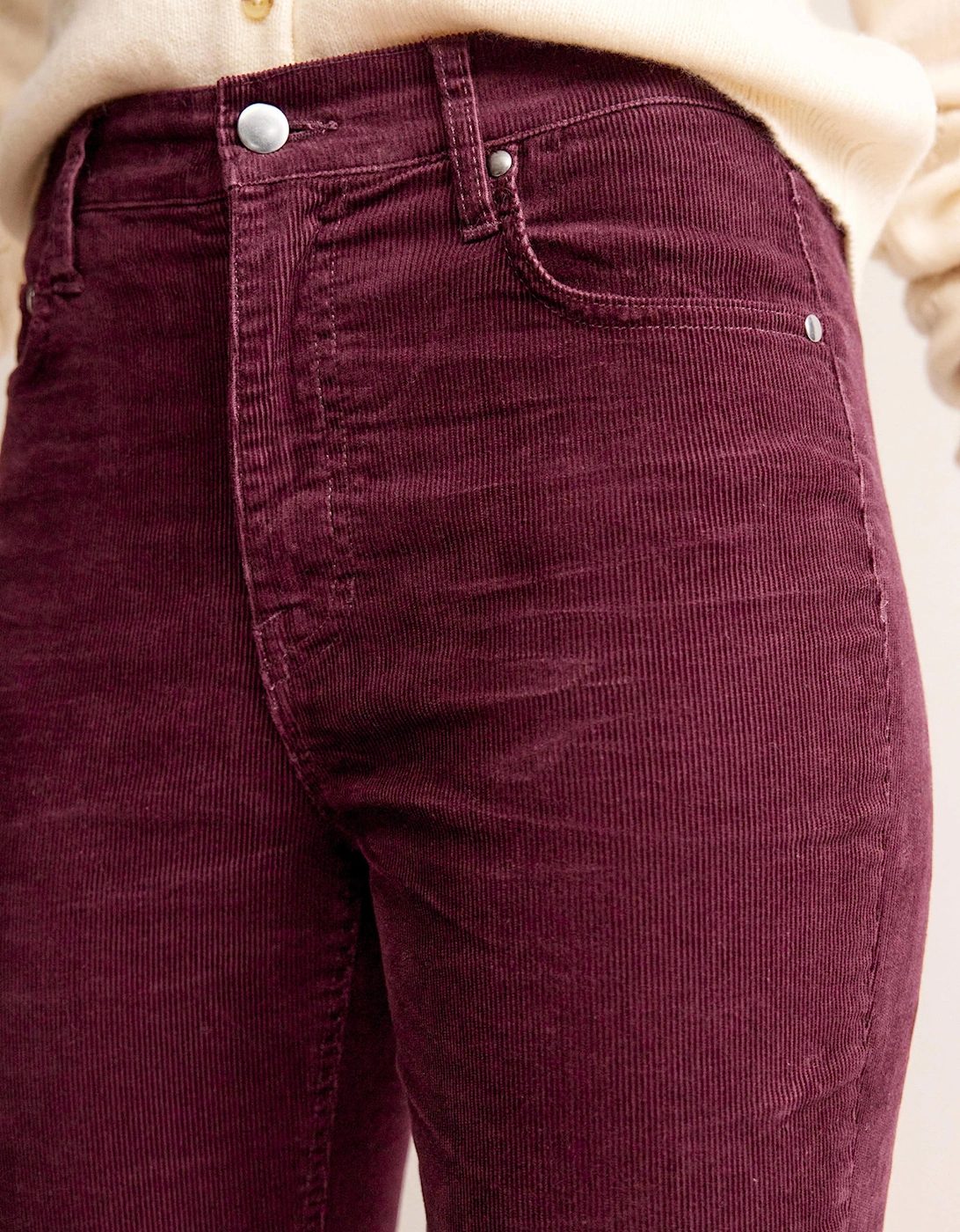 5 Pocket Cord Slim Jeans