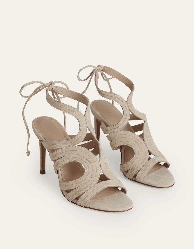 Cut Out Heeled Sandals