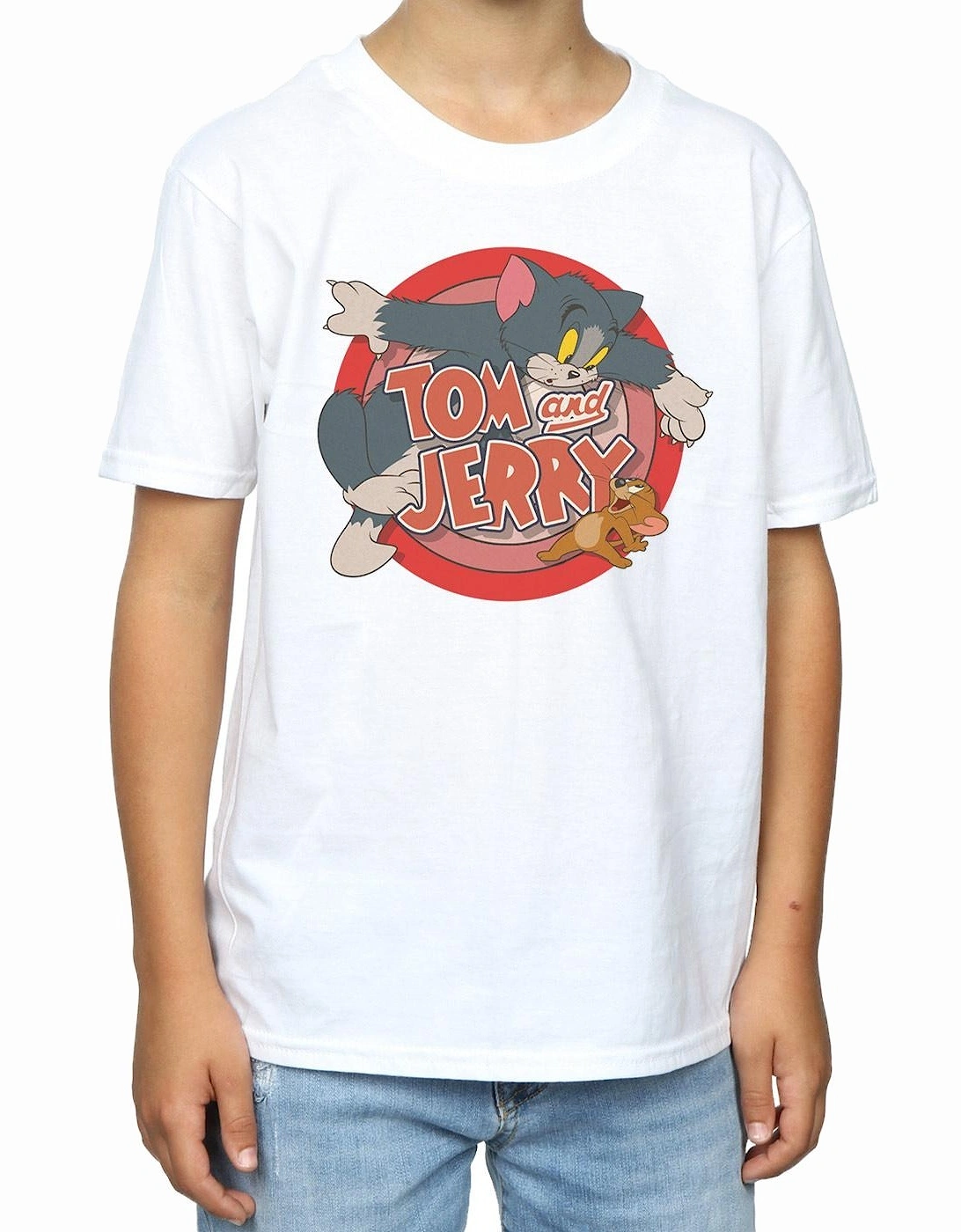 Tom and Jerry Boys Classic Catch Cotton T-Shirt