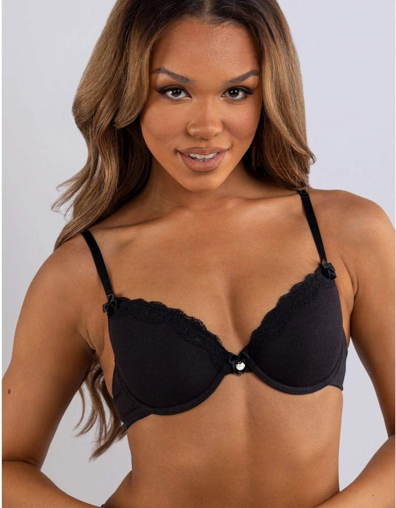 -TATIANA T-SHIRT BRA - Black