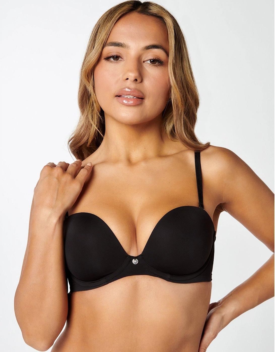 -PLUNGE STRAPLESS BRA - Black, 4 of 3