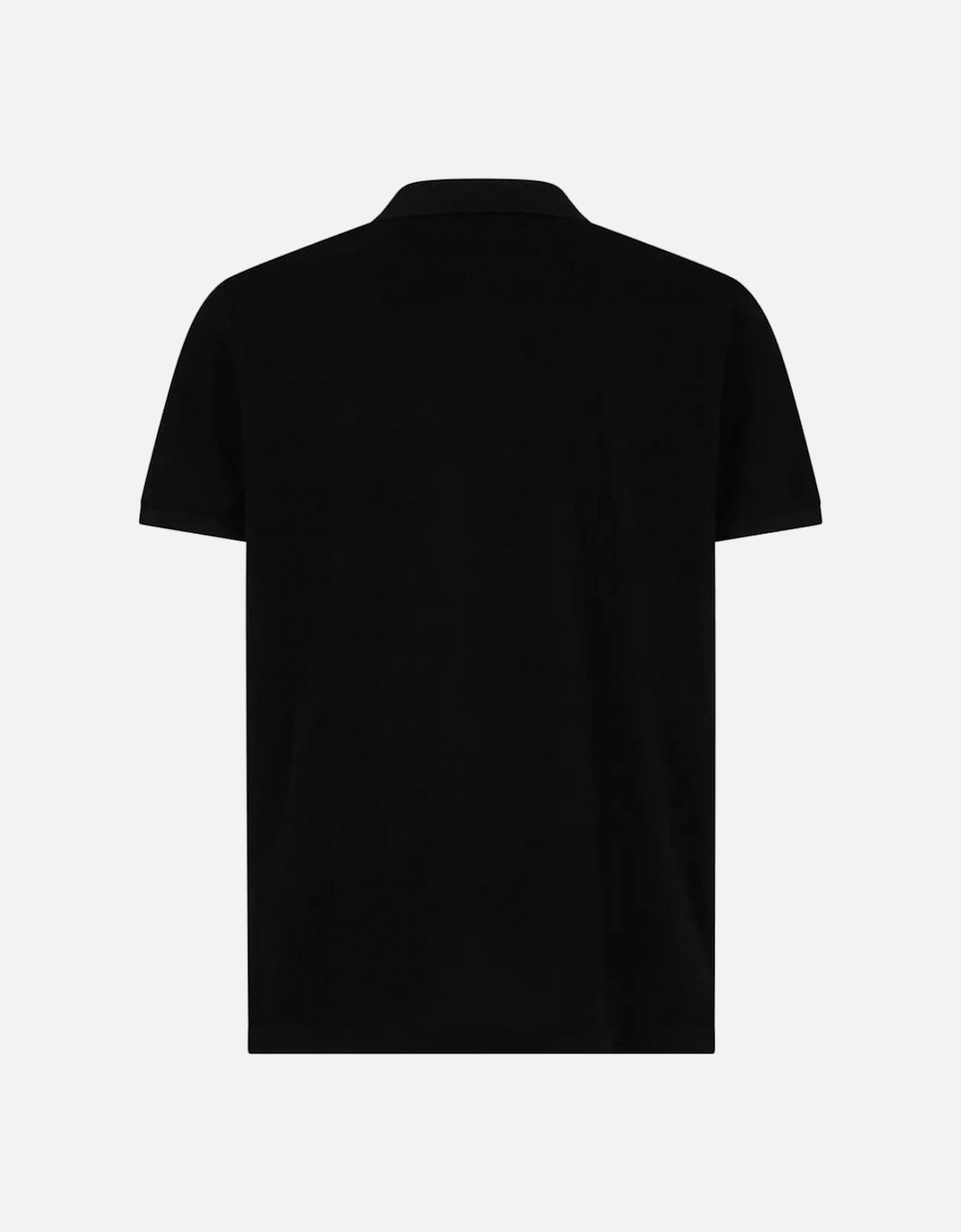 Tennis Fit Logo Polo Shirt Black