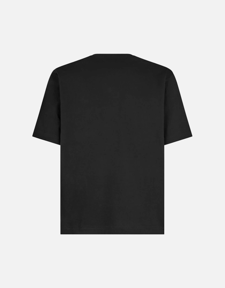 Loose Fit Gothic Logo T-shirt Black