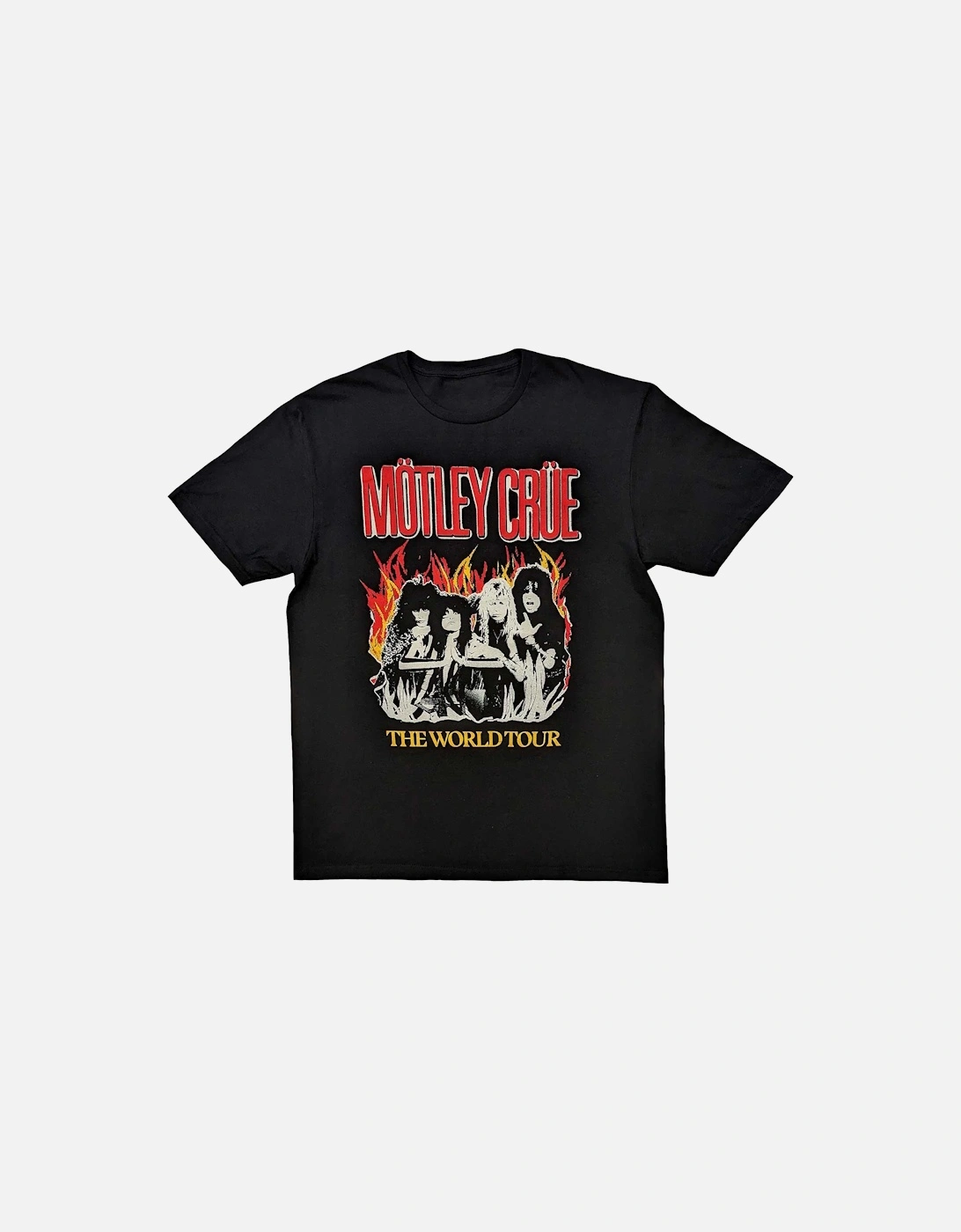 Unisex Adult World Tour Flames T-Shirt, 2 of 1