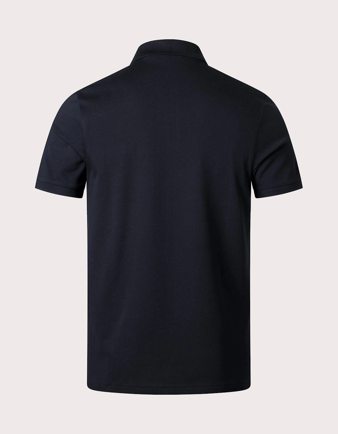 Custom Slim Fit Stretch Mesh Polo Shirt