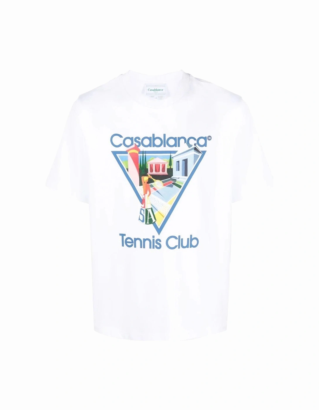 La Joueuse Tennis Club T-Shirt in White, 6 of 5