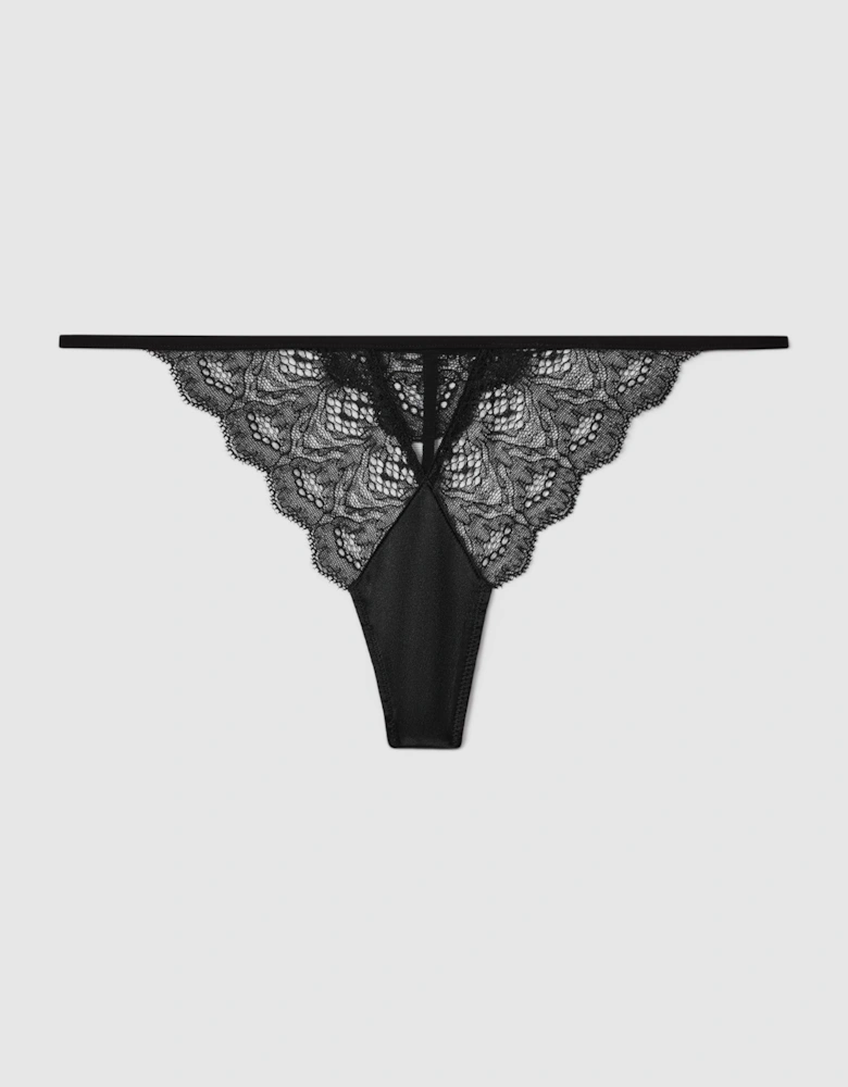 Calvin Klein Underwear Mesh Lace Thong