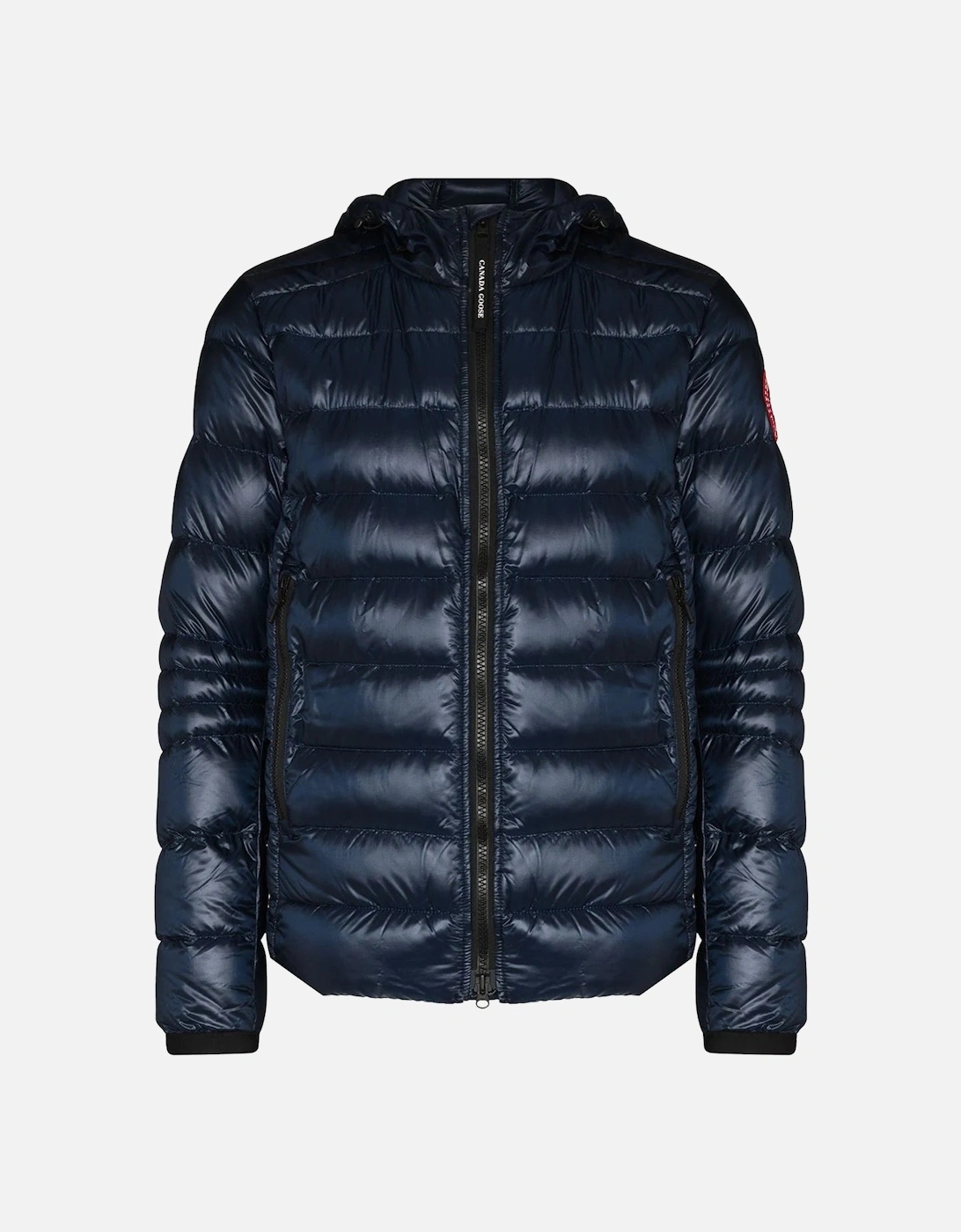 Crofton Padded Down Hooded Jacket in Navy, 7 of 6