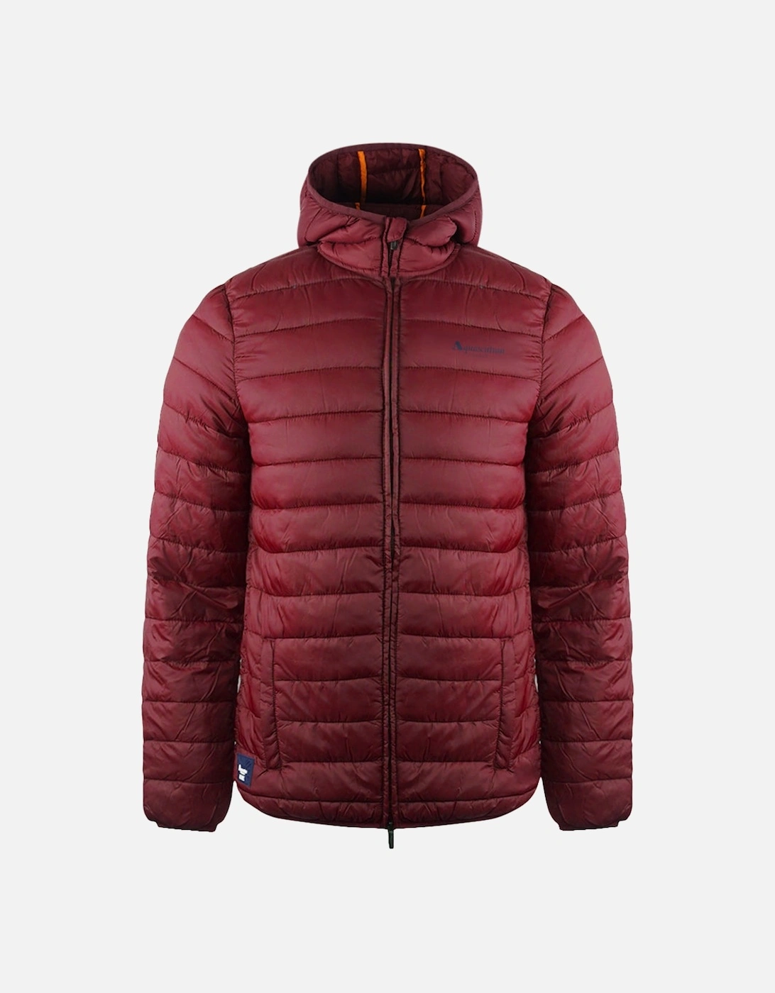 London Logo Bordeaux Red Active Hoodie Jacket, 3 of 2