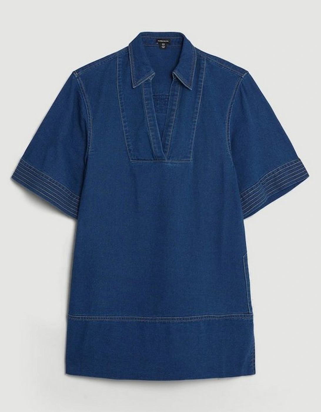 Tencel Denim Woven Mini Dress