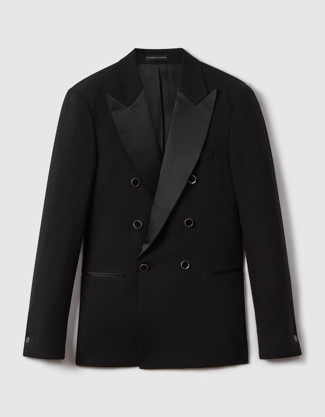Slim Fit Double Breasted Tuxedo Jacket, 2 of 1