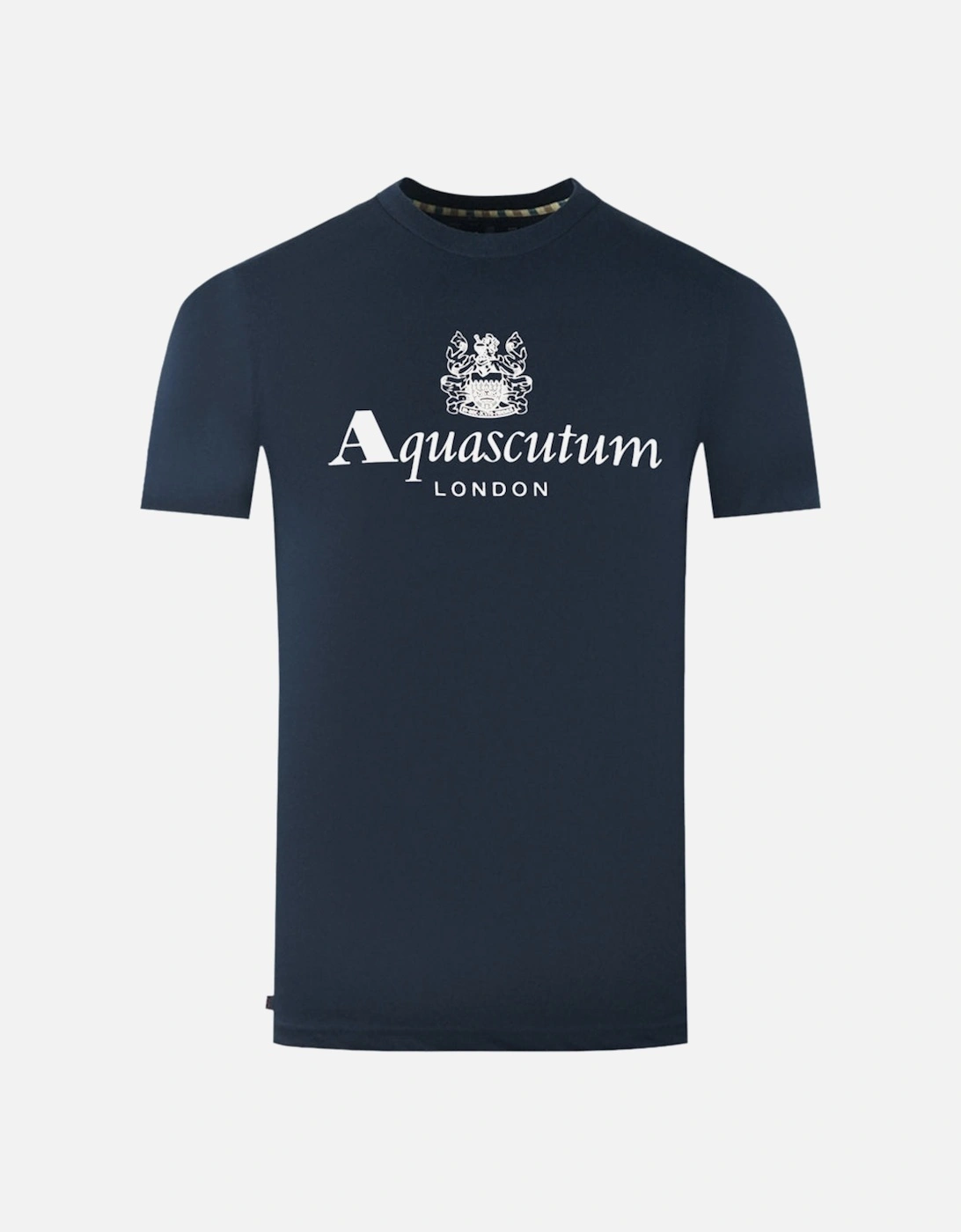 London Aldis Brand Logo Navy Blue T-Shirt, 3 of 2