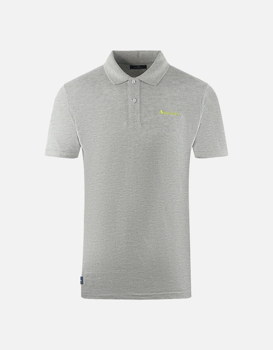 Brand Logo Plain Grey Polo Shirt, 3 of 2