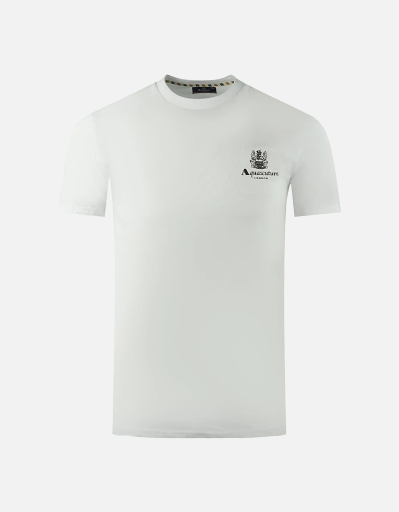 London Aldis Brand Logo On Chest White T-Shirt
