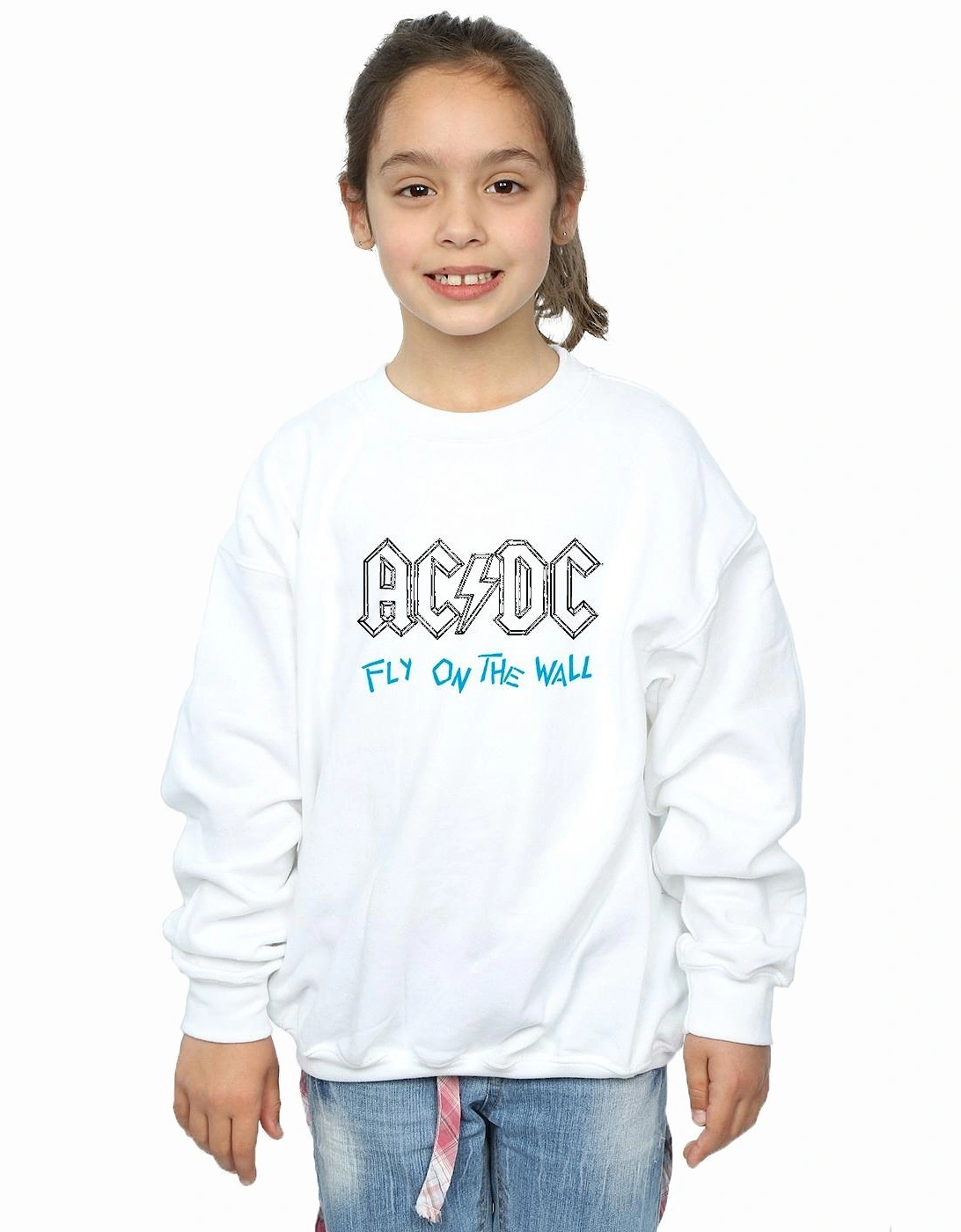 Girls Fly On The Wall Outline Sweatshirt, 3 of 2