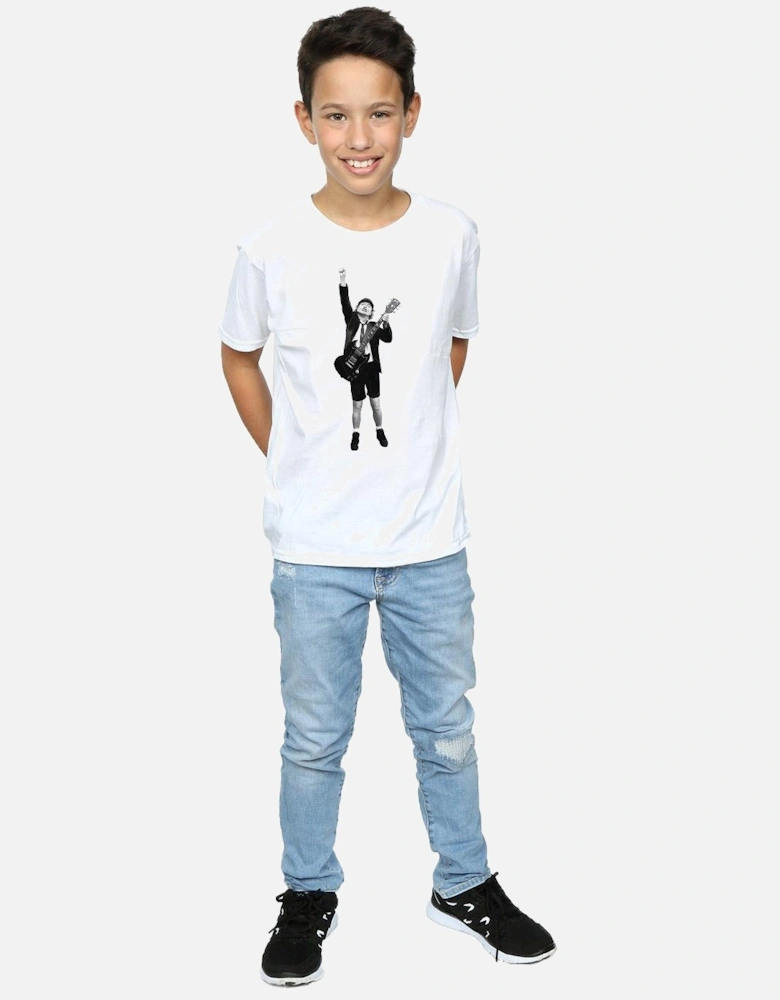 Boys Angus Young Cut Out T-Shirt