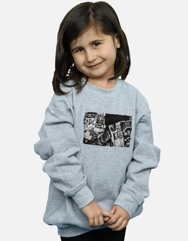 Girls Badges And Posters Collection Sweatshirt