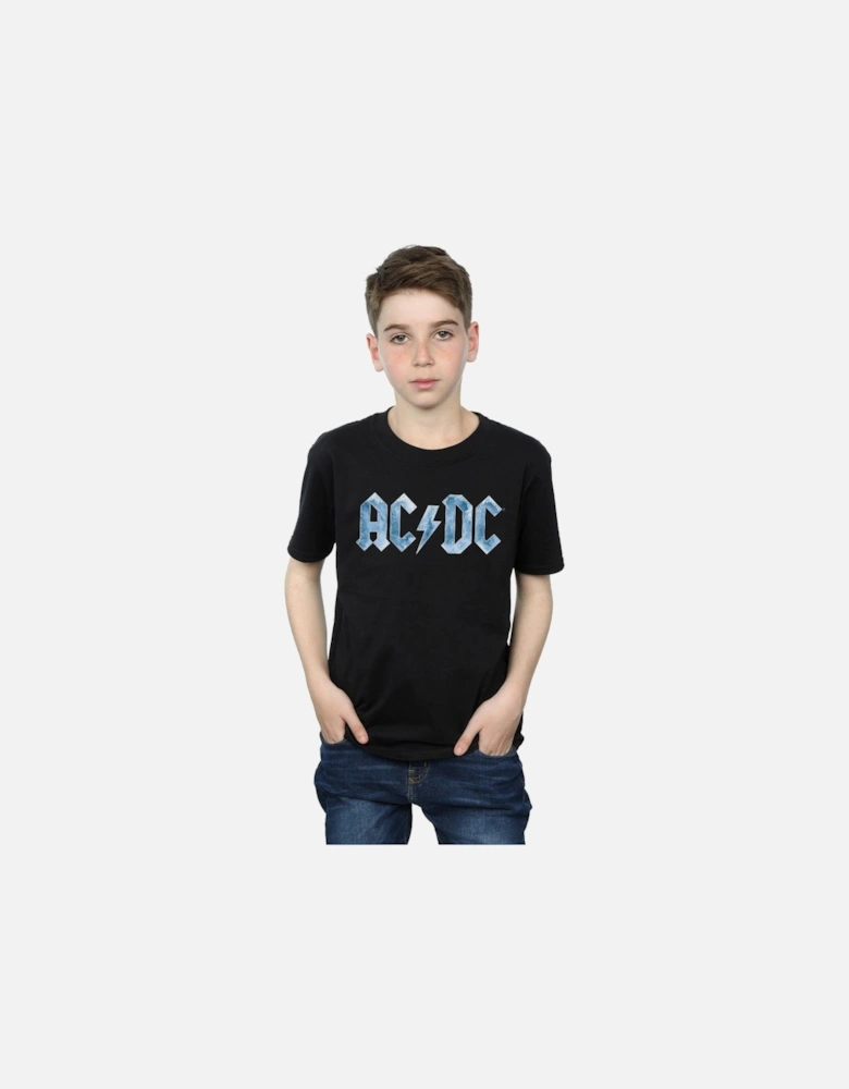 Boys Blue Ice Logo T-Shirt