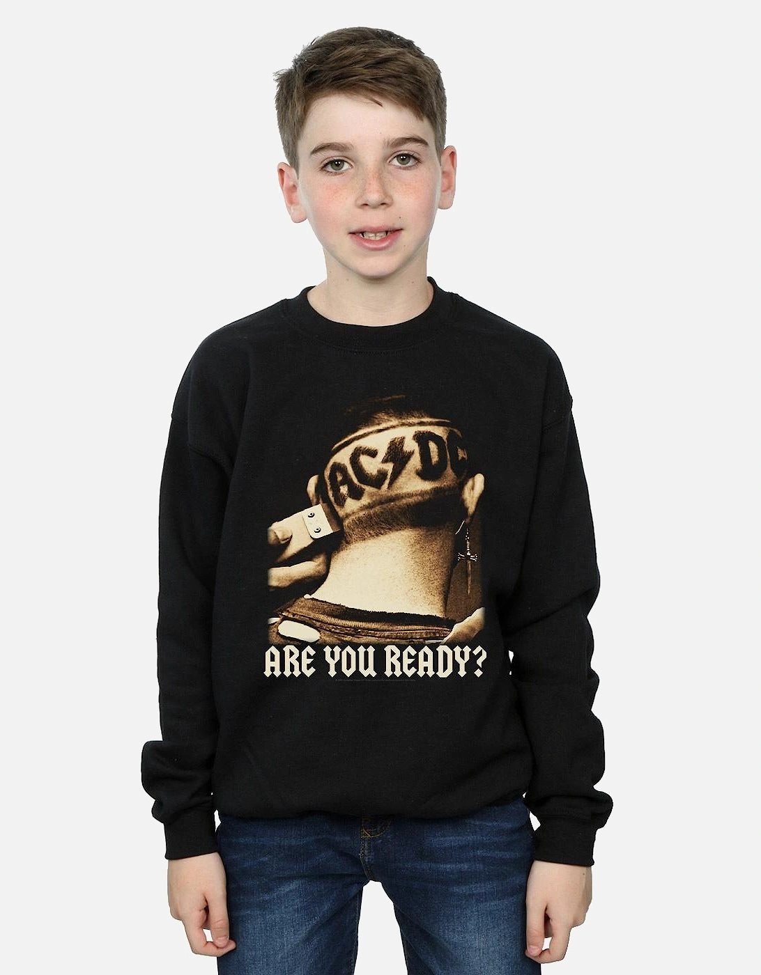 Boys Are You Ready Hair Shave Sweatshirt