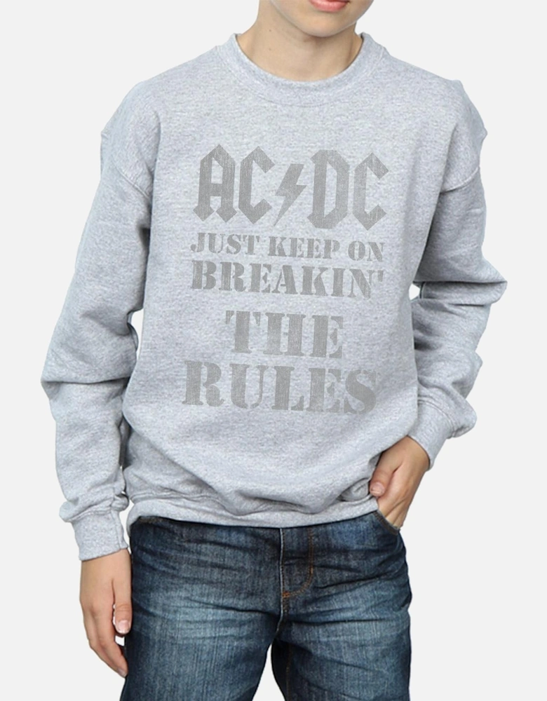 Boys Just Keep On Breaking The Rules Sweatshirt