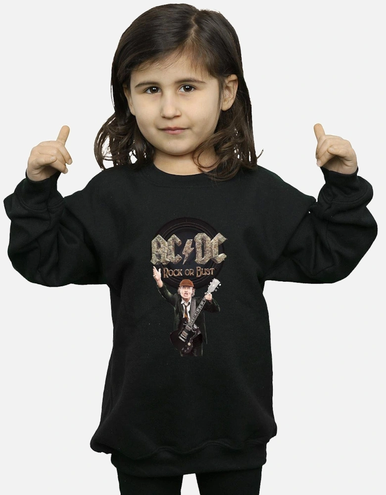 Girls Rock Or Bust Angus Young Sweatshirt