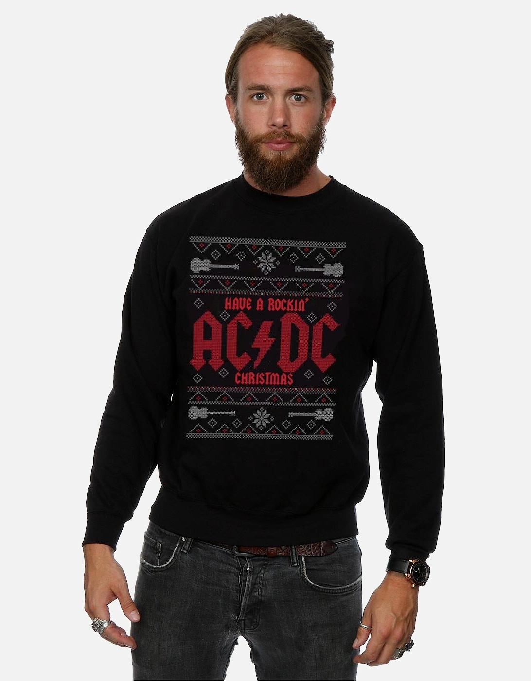 Mens Rockin?' Christmas Sweatshirt, 5 of 4