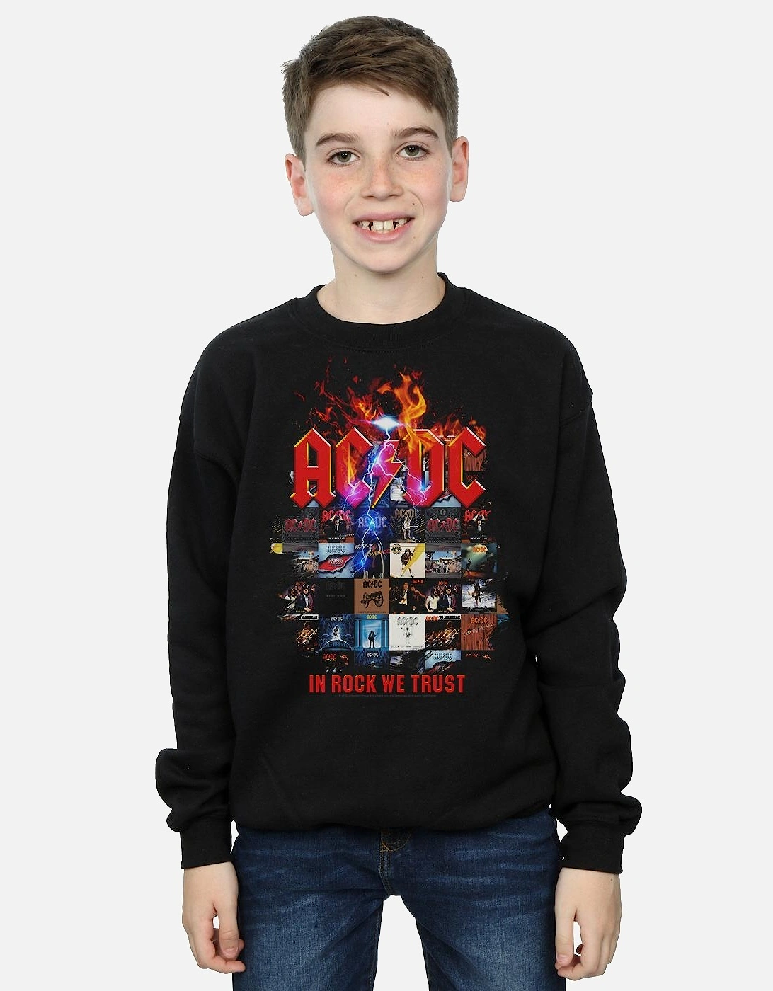 Boys In Rock We Trust Album Cover Sweatshirt