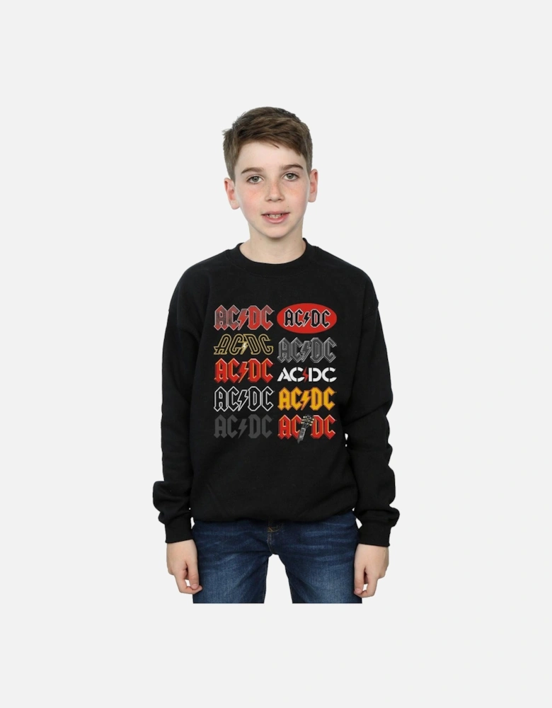 Boys Multi Logos Sweatshirt