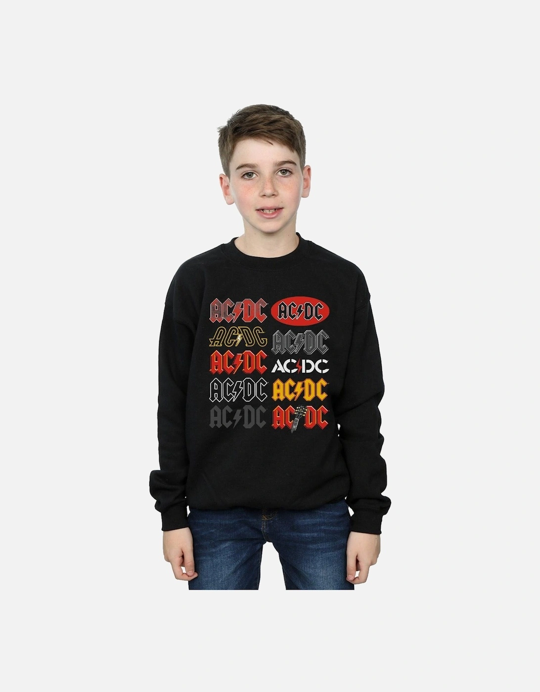 Boys Multi Logos Sweatshirt, 3 of 2