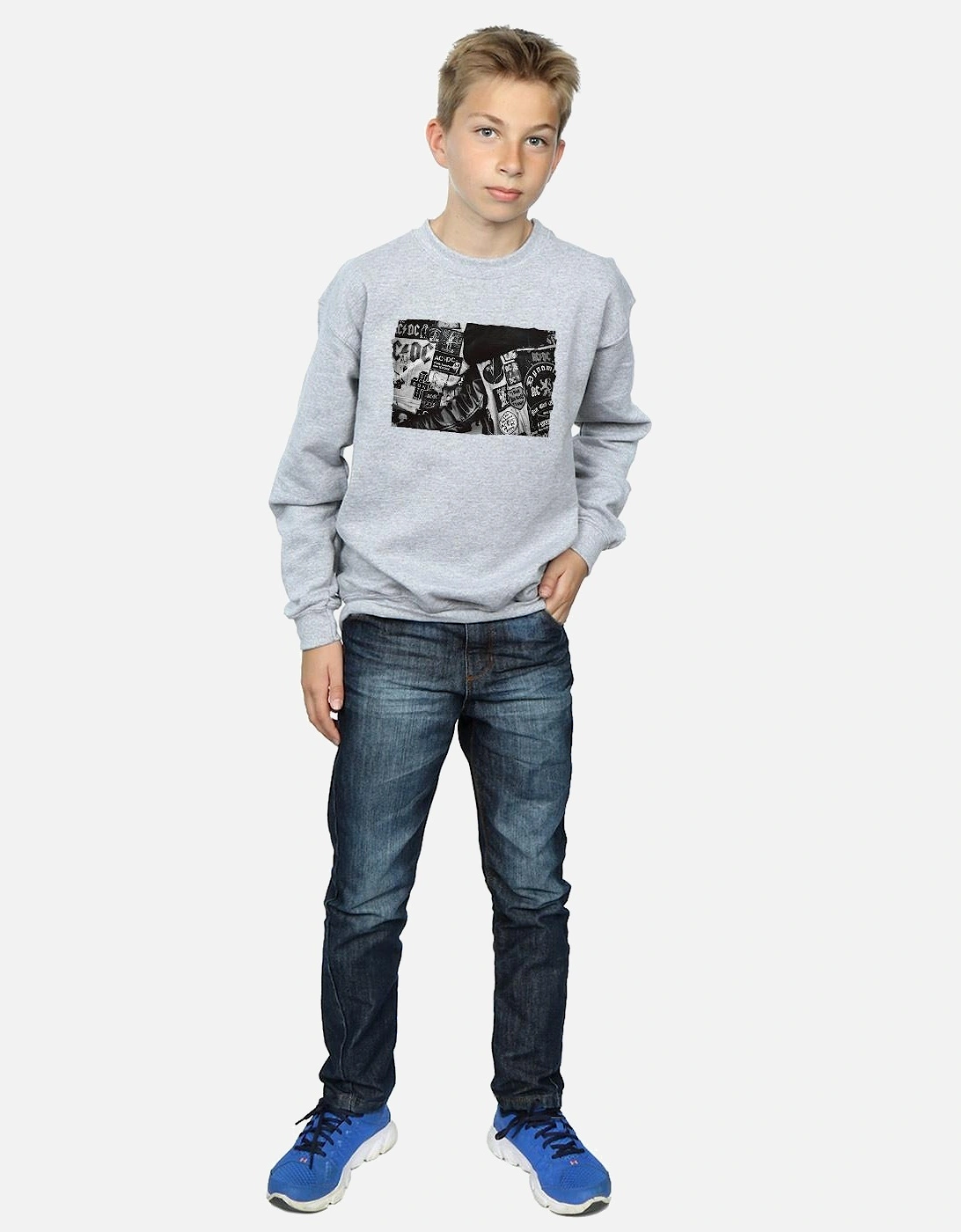 Boys Badges And Posters Collection Sweatshirt