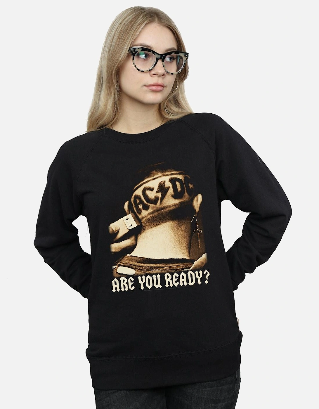 Womens/Ladies Are You Ready Hair Shave Sweatshirt