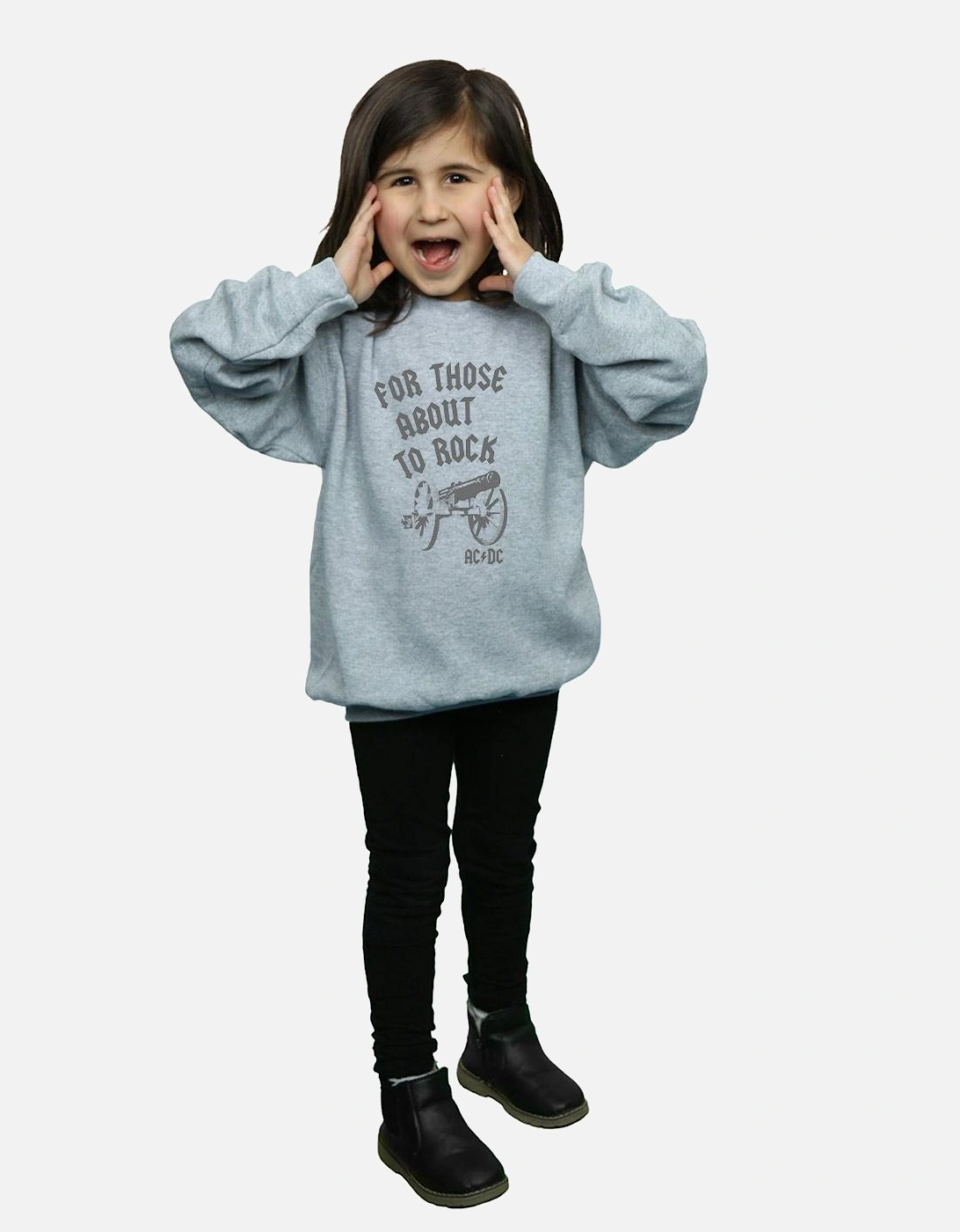 Girls For Those About To Rock Cannon Sweatshirt, 6 of 5