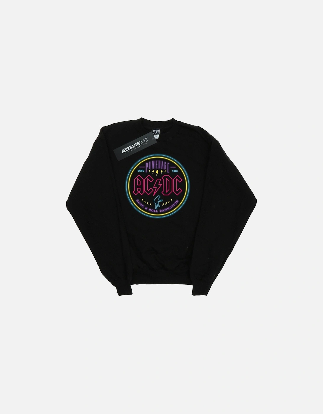 Girls Circle Neon Sweatshirt, 6 of 5