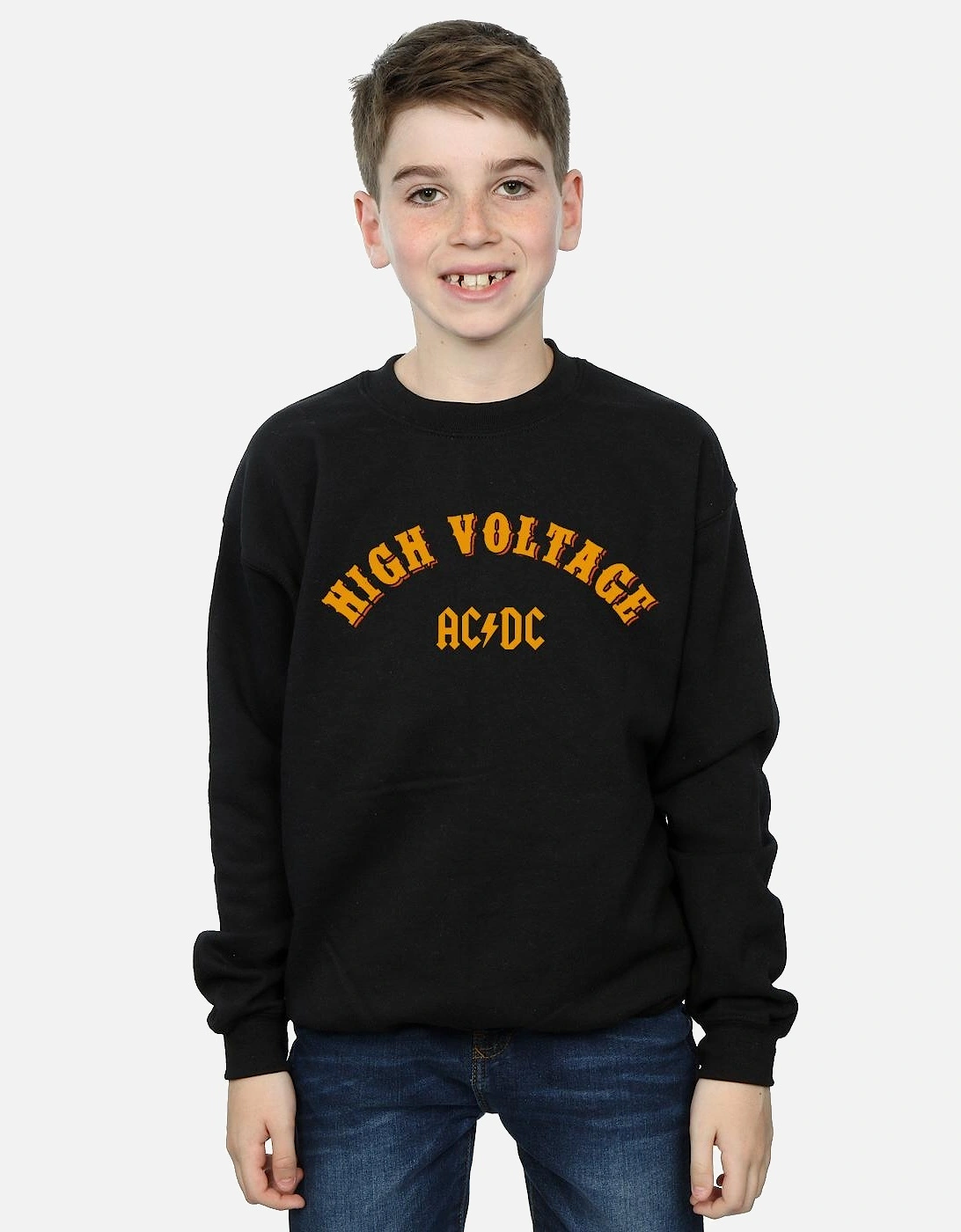 Boys High Voltage Collegiate Sweatshirt, 3 of 2