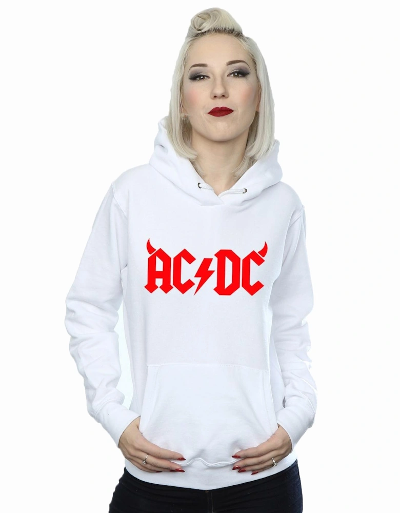 Womens/Ladies Horns Logo Hoodie