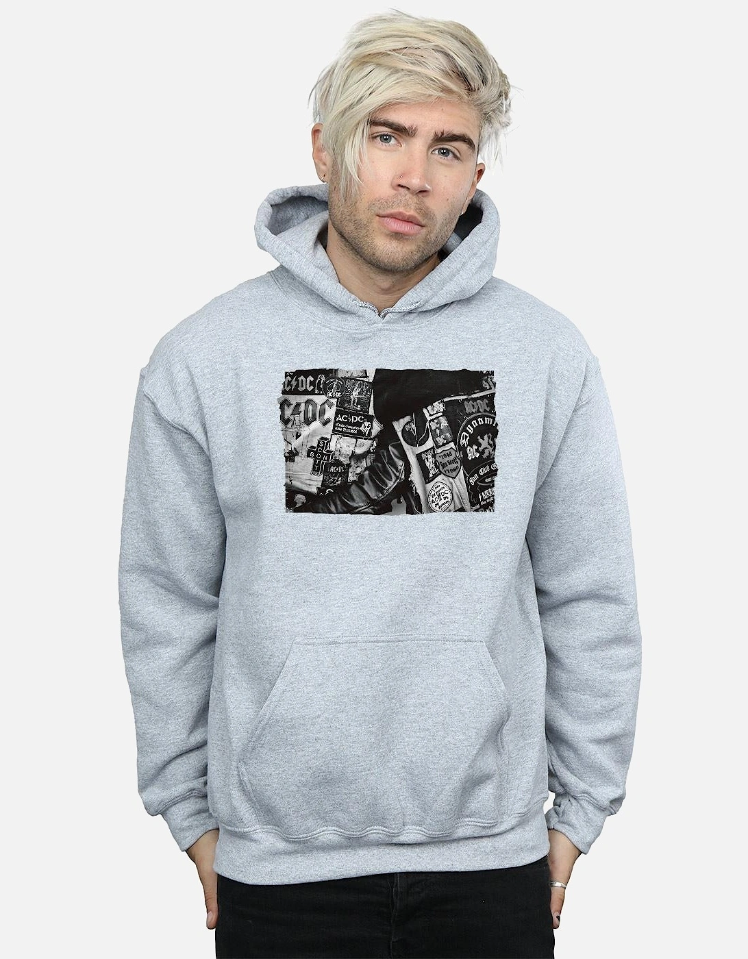 Mens Badges And Posters Collection Hoodie, 8 of 7